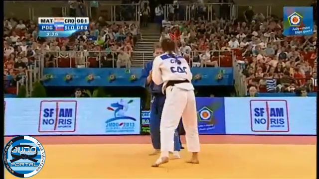 European Judo Championship Budapest 2013 -70kg MATIC Barbara (CRO) - POGACNIK Anka (SLO)
