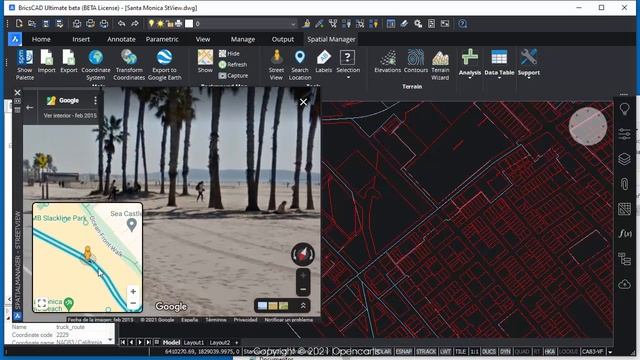 Street View on your drawing (BricsCAD) - Spatial Manager Blog смотреть онлайн