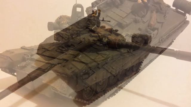 танк Т-80БВ от "Звезда"(Zvezda) масштаб 1/35 смотреть онлайн