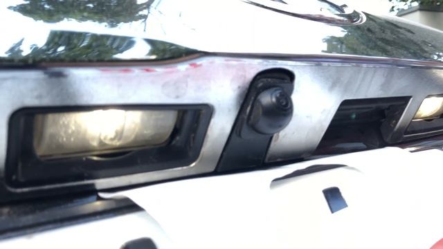 Toyota Alphard - камера заднего вида смотреть онлайн