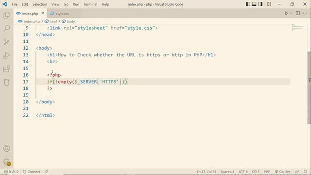 How to Check whether the URL is https or http in PHP | PHP Problem Solving | Learn with Sazzad смотреть онлайн