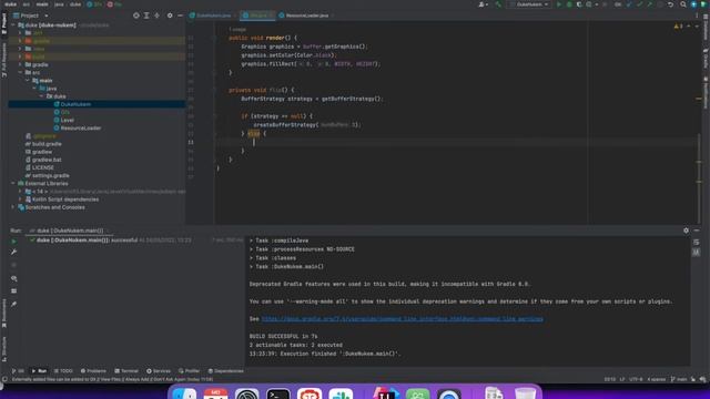 Let's code Duke Nukem #4 - Game loop and active rendering смотреть онлайн
