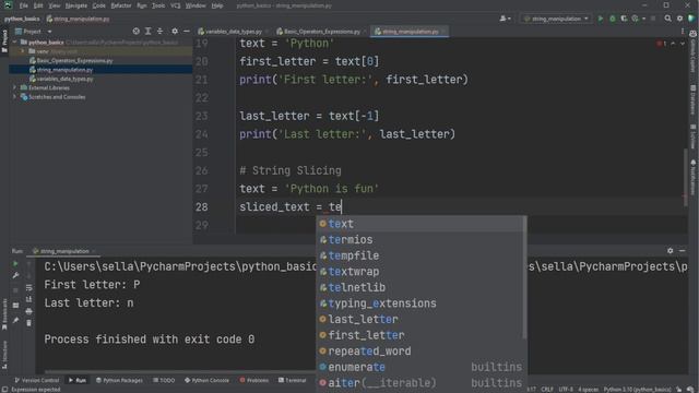 String Manipulation with Python 3 смотреть онлайн