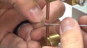 Сварка проволоки копель 0.3мм + луженая медь 0.5мм аппаратом CD100SPM и сварочной головкой WH1125A