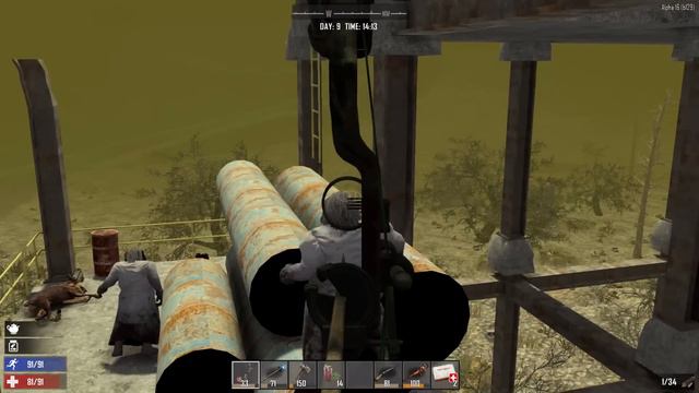 LOOTING THE SKYSCRAPER! - INSANELY DANGEROUS! - 7 Days to Die Alpha 16 Gameplay Part 13 смотреть онлайн