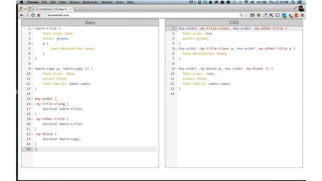Sass Bites Episode #3 - Extends смотреть онлайн