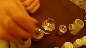 Cоединение полипропиленовых труб