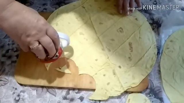 Закуска из лаваша и куриной грудки . смотреть онлайн