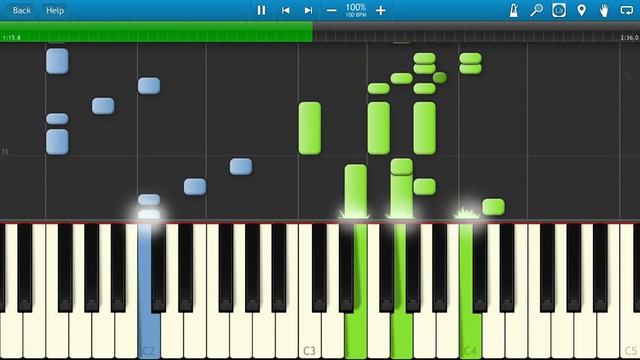 Kaoma - Lambada (Ламбада) [Piano Tutorial] Synthesia смотреть онлайн