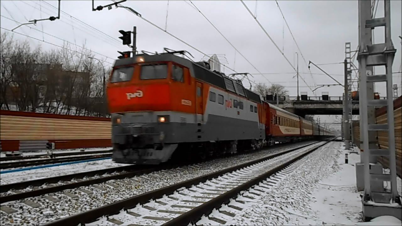РЖД ЧС2Т-1059 с поездом "Гранд Экспресс" Санкт-Петербург - Москва смотреть онлайн