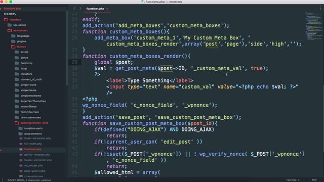 WordPress Advanced Tutorial 2017: how to add meta boxes and hook easily and effectively in English смотреть онлайн