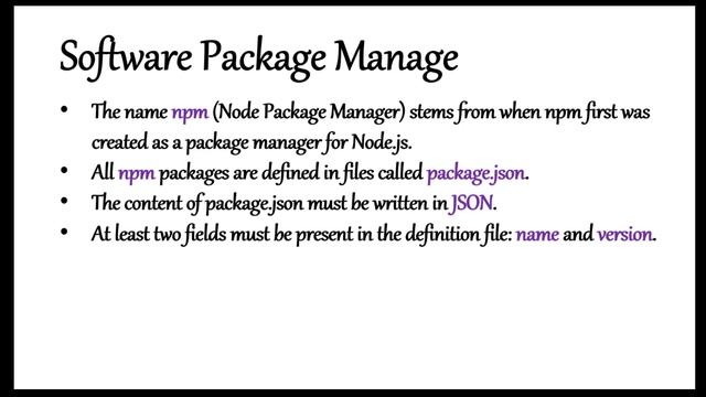 #18- What is NPM (Node Package Manager)? ماهو مدير الحزم؟ смотреть онлайн