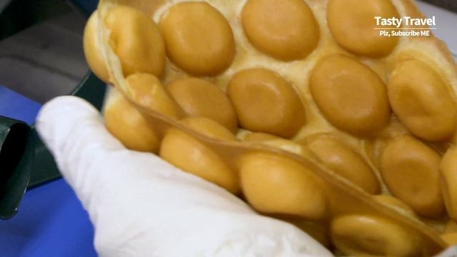 홍대 에그 와플! 생크림 와플, 아이스크림 와플, Best Bubble Waffle, Ice cream waffle, Chocolate , Korean street food смотреть онлайн