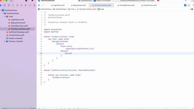 Build Auth View with Swift UI (2022, iOS) смотреть онлайн