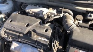 Работа двигателя G4EE kia rio пробег 100т. км