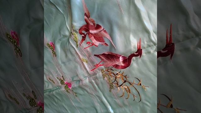 КИТАЙСКАЯ СУЧЖОУСКАЯ ДВУСТОРОННЯЯ ВЫШИВКА ШЕЛКОМ ПО ШЕЛКУ. смотреть онлайн