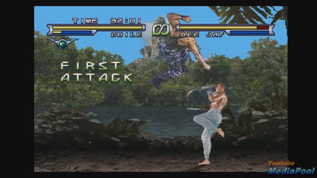 1995 Street Fighter: The Movie ( PSX) Old School retro game playthrough 60fps смотреть онлайн