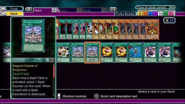 Yu-Gi-Oh! 5D's Decade Duels - Turbo Exodia Deck Construction смотреть онлайн