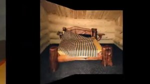 Рубленная кровать. Кровать из бревен. Рубленные кровати из бревен.