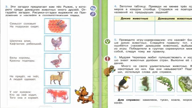Окружающий мир. Рабочая тетрадь 2 класс 1 часть. ГДЗ стр. 51 №3 смотреть онлайн