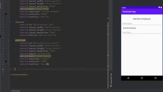 #2 Preparing Views | How to make an Employee App from scratch | Android(Java) смотреть онлайн