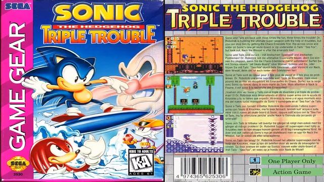 Sonic Triple Trouble Extra Life (Sega Game Gear) смотреть онлайн