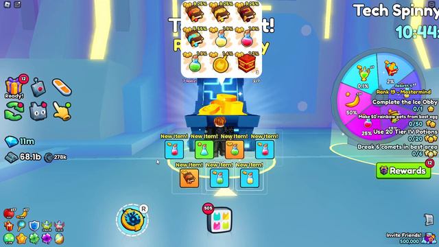 USING 100+ TECH KEYS ON THE NEW TECH CHEST IN Pet Simulator 99 смотреть онлайн