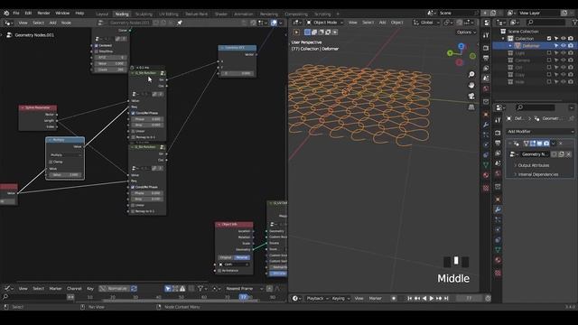 [Tut] Cloth Simulation of Knitted/Braid Surface - Blender Geometry Nodes 3.4 смотреть онлайн