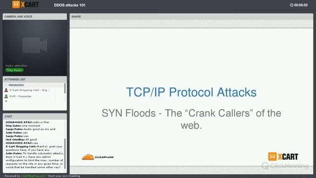 DDoS attacks: what are they and how to protect your site. Webinar with CloudFlare. смотреть онлайн