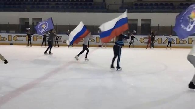 Ледовая композиция "Подольск спортивный!" смотреть онлайн