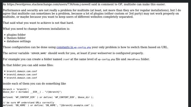 Can we use one WordPress installation for multiple databases, domains and content directories смотреть онлайн