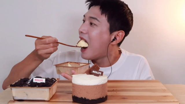 🍰할리스 케이크 먹방! ASMR Cake Dessert (바닐라딜라이트,트리플베리,트리플초코라운드,부드러운쿠키앤크림,진한마스카포네티라미스) MUKBANG モッパン