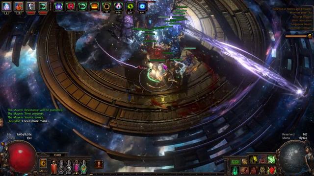 [POE 3.16] Scourge League A9 Maven - Zombiemancer (Zombie Necromancer) Build смотреть онлайн