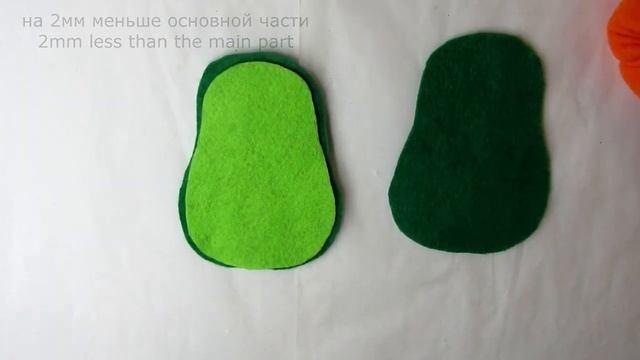 Фрукты и овощи из фетра.Felt Fruits And Vegetables.