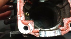 Stihl fs -130. Когда поршень стучит об нагар