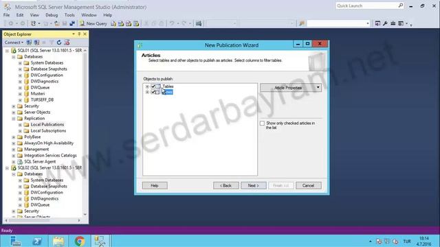 SQL Server 2016 Replication смотреть онлайн