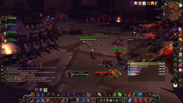 WoW TBC Classic arms warrior pve Heroic Hellfire Ramparts 17 смотреть онлайн