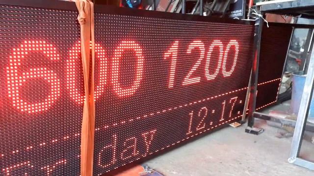 #runningtext #runningtextbogor Running Text Papan Visual Elektronik Single Colour Red смотреть онлайн