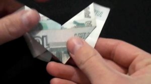 оригами из денег бабочка из купюры
