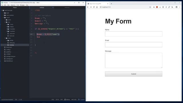 Create A Basic #PHPContactForm // 1 of 2 смотреть онлайн