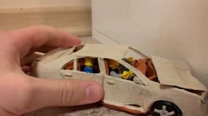 РАЗБИЛ КАМРИ 3.5!!!!!! НАМОТАЛО НА СТОЛБ!!!!!! КРАШ ТЕСТ МАШИНЫ ИЗ ПЛАСТИЛИНА.