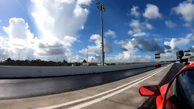 F8 Vs EVO * FIRST Ferrari F8 Tributo 1/4 Mile Vs Lamborghini Huracan EVO