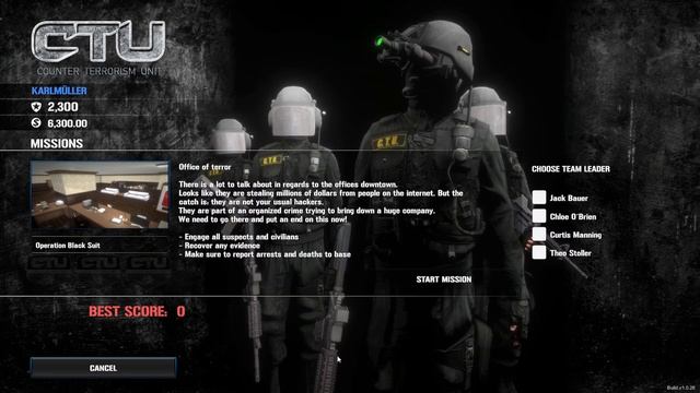 Counter Terrorism Unit CTU Full Campaign Playthrough