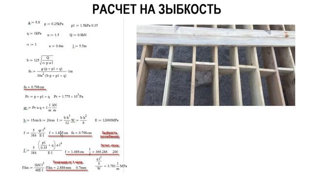 Расчет на зыбкость