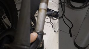 Установка амортизационной вилки на Koogo V1