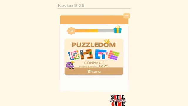 Puzzledom - Connect - Novice B Level 1 - 50 - Walkthrough смотреть онлайн