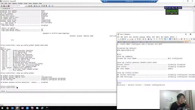 4. CISCO vWLC Configure SSH & Telnet for APs смотреть онлайн