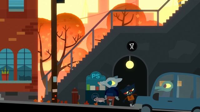 НАШЛИ РУКУ - ТЫЧИМ ПАЛКОЙ! NIGHT IN THE WOODS смотреть онлайн