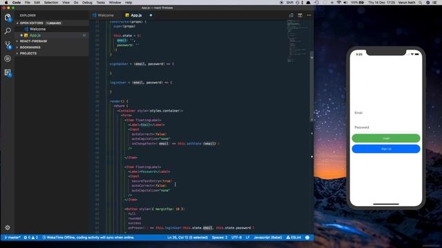 React Native + Firebase | #2 Email Auth - Part 2 | Expo смотреть онлайн