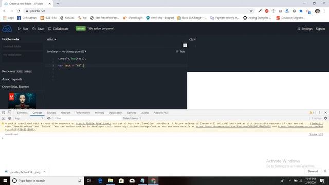 Difference among java-script variables : var, let and const смотреть онлайн